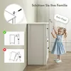 HOMCOM Credenza da cucina con ripiano per microonde, 3 Anteprima dell’immagine prodotto 6