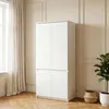 Szafa na ubrania Garderoba 80cm biała matowa Modułowa Podgląd zdjęcia produktu 2