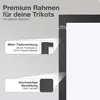 K-Möbel Echtholz Trikot Rahmen 70x90 cm Schwarz -  Germany Produktbild-Vorschau 4