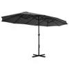 vidaXL Sonnenschirm mit Aluminium-Mast 460 x 270 cm Produktbild-Vorschau 3