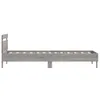 vidaXL Bettgestell mit Kopfteil Grau Sonoma 100x200 cm Produktbild-Vorschau 6