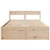vidaXL Letto in legno massiccio senza materasso 120x200 cm Anteprima dell’immagine prodotto 3