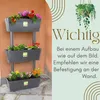2er Set 3 Pflanzkübel mit Sichtschutz Pflanzkübel 100cm Produktbild-Vorschau 5