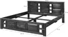 MASSIVMOEBEL24 Bett Akazie 200x200x90 nougat lackiert Produktbild-Vorschau 8