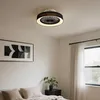 Czarny wentylator sufitowy z efektem gwiazdy 47 cm z LED, Podgląd zdjęcia produktu 9