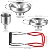 Edelstahl-Trichter-Set, 4-teiliges Produktbild-Vorschau 2