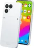A white Fairphone is shown diagonally with its screen facing the viewer. The screen displays colorful app icons. Produktbild-Vorschau