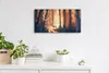 Dekor Leinwand Uhr Wandbilder Geräuschlos Kunstdruck 60x30 Produktbild-Vorschau 3