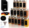 comforder Gewürzgläser Set (25 Stück), Gewürz Organizer mit Produktbild-Vorschau 1