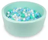 Droogzwembad 110x40 cm, mintgroen, met 500 ballen: Productafbeelding-voorbeeld 1