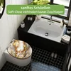 banjado Design WC Sitz Bambus Absenkautomatik -Weißer Produktbild-Vorschau 2