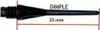 Punte MASTER Dimple soft 2ba 50 pezzi nere Anteprima dell’immagine prodotto 2