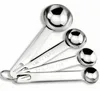 2 x 6  teiliges Messlöffel Set Edelstahl | Dosierlöffel mit Produktbild-Vorschau 5