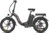 A studio shot of a black electric bicycle against a white background. Produktbild-Vorschau