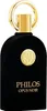 A black perfume bottle with gold accents. Voir les images du produit
