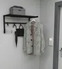 ANNY kovový nástěnný věšák, černá Náhled obrázku produktu 2