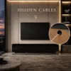Makika TV lowboard / TV table - Nero lucido Anteprima dell’immagine prodotto 6