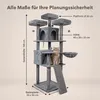 Foxdevil by xonic® Stabiler Kratzbaum für Katzen [165 cm] - Produktbild-Vorschau 3