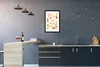 MuchoWow® Gerahmtes Poster Design - Sommer - Abstrakt 40x60 Produktbild-Vorschau 2