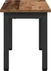 vidaXL Mesa auxiliar de madera reciclada, 60 x 30 x 36 cm, Vista previa de la imagen del producto 6