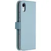 Selencia Echtleder Klapphülle iPhone Xr - Air Blue Produktbild-Vorschau 3
