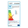 An energy efficiency label for a light fixture. Produktbild-Vorschau