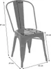 4er-Set Stuhl MCW-A73, Bistrostuhl Stapelstuhl, Metall Produktbild-Vorschau 7