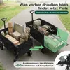 Sekey Klappbar Bollerwagen mit Faltbarer Heckklappe, 160L & Produktbild-Vorschau 3