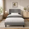 Estructura de cama INONEFT, 90x200 cm, cama tapizada con Vista previa de la imagen del producto 1