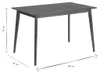 Miliboo - Rechteckiger Esstisch dunkles Holz Nussbaum L120 Produktbild-Vorschau 5