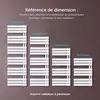 doporro Radiateur de Salle de Bain Sèche-Serviette 76x60cm Voir les images du produit 7
