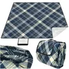 EBRAN TRADE Picknickdecke, Marineblau Beige, 200x200 cm, Produktbild-Vorschau 1