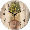 ARTland Holz Wanduhr Funkuhr - schwarzer Zeiger Produktbild-Vorschau 1