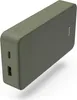A green power bank with textured sides and ports on the front. Produktbild-Vorschau