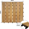 LARS360 Holzfliesen balkon 30 x 30 cm mit klicksystem 22er Produktbild-Vorschau 2