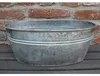 Vaso da fiori in zinco, forma bombata, stile vintage, L 44 Anteprima dell’immagine prodotto 4