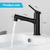 Unyqoos® Schwarze Waschtischarmatur mit ausziehbarer Brause Produktbild-Vorschau 4
