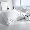 Bettwäsche Set Baumwolle Weiß Renforce 200x220 cm 100% Produktbild-Vorschau 5