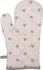 Ofenhandschuh Baumwolle Herzmotiv 18x30 cm Beige Grau Produktbild-Vorschau 1