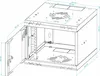 Stalflex Server Netzwerkschrank 10 Zoll 4HE 300mm Standard Produktbild-Vorschau 3