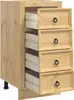 vidaXL Schrank SKI Honigbraun 40 x 46 x 81 cm Massives Produktbild-Vorschau 5