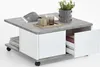 FMD Mobiler Couchtisch 70x70x35,5 cm Betongrau und Produktbild-Vorschau 9