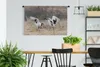 MuchoWow® Wandteppich Wandbehang Zwei bunte europäische Produktbild-Vorschau 2