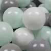 Hracie loptičky ø7cm 150ks biela, sivá, svetlá mentolová Náhľad obrázku produktu 2