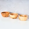 3er Set Schüssel ca. 12x4cm Schale Holz Olivenholz Produktbild-Vorschau 3
