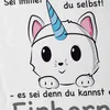 style3 Sei immer du selbst! Einhorn Herren T-Shirt Unicorn Produktbild-Vorschau 2