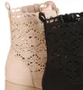 topschuhe24 3218 Damen Cut Out Stiefeletten Velours Boots, Produktbild-Vorschau 5