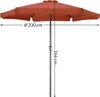 Kingsleeve® Sonnenschirm UV Schutz 80+ mit Schutzhülle 330 Produktbild-Vorschau 2