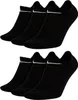 A pack of six black Nike no-show socks arranged in two rows. Produktbild-Vorschau