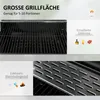 Outsunny houtskoolgrill, campinggrill met twee Productafbeelding-voorbeeld 4